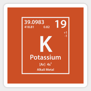 Potassium Element Magnet